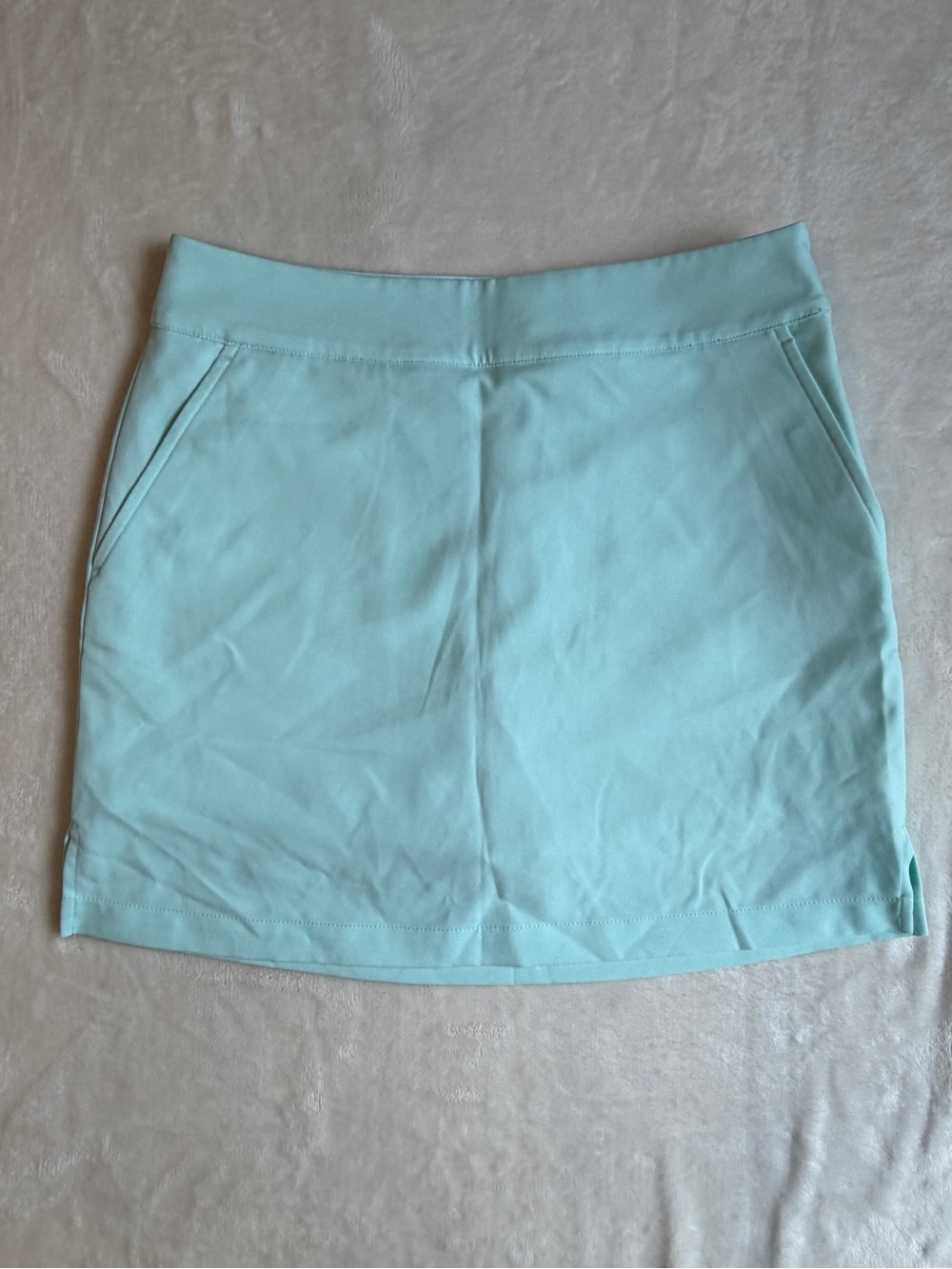 NWT Vineyard Vines‎ Solid 17" Woven Golf Skort - Crystal Blue Mint - Size 2
